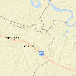 Comuna Frumuşeni Street Map