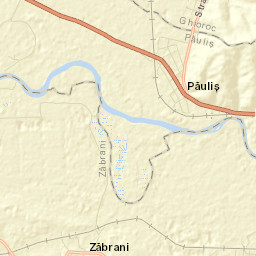 Comuna Păuliş Street Map