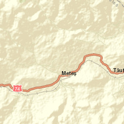 Meteş Street Map