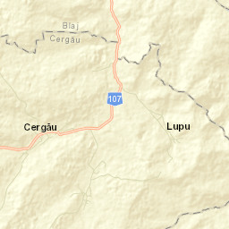 Cergău Mare Street Map