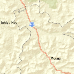 Moşna Street Map