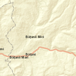 Băţanii Mari Street Map