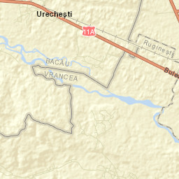 Comuna Urecheşti Street Map