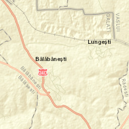 Bălăbănești Street Map