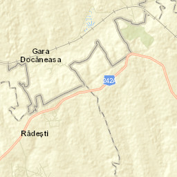Comuna Rădeşti Street Map