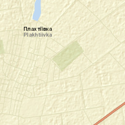 Plakhtiyivka Street Map