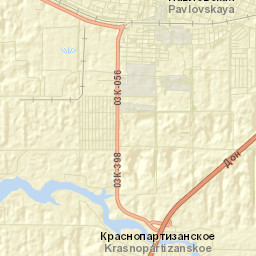 Pavlovskiy Rayon Street Map