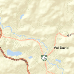 Val-David Street Map