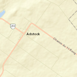 Adstock Street Map