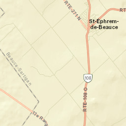 Saint-Éphrem-de-Beauce Street Map