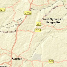Randan Street Map
