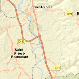 Saint-Yorre Street Map