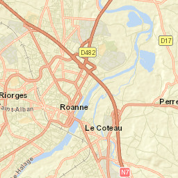 Roanne Street Map