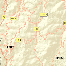 Cublize Street Map
