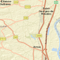 Saint-Georges-de-Reneins Street Map