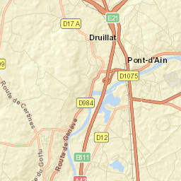 Pont-d’Ain Street Map
