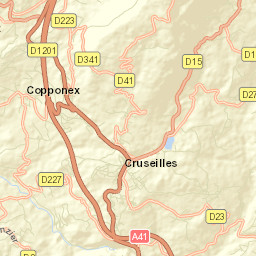 Cruseilles Street Map