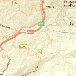 La Roche-sur-Foron Street Map