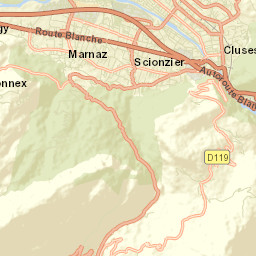 Marnaz Street Map