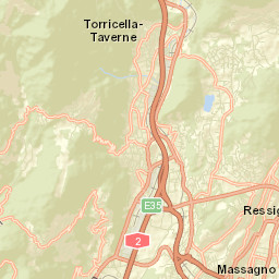 Cadempino Street Map