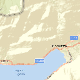 Porlezza Street Map