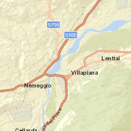 Lentiai Street Map