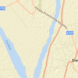 Rauscedo-Domanins Street Map