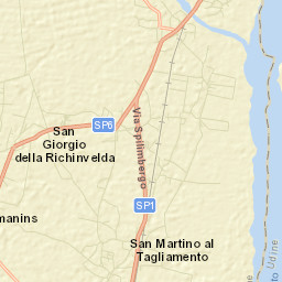 San Martino al Tagliamento Street Map