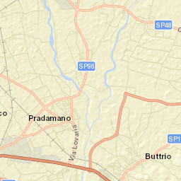 Pradamano Street Map