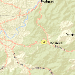 Opština Ljubljana-Moste-Polje Street Map