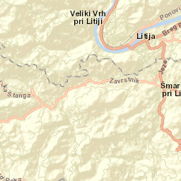 Šmartno pri Litiji Street Map