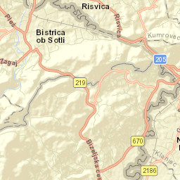 Bistrica ob Sotli Street Map