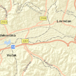 Bedekovčina Street Map