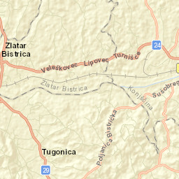 Zlatar Bistrica Street Map