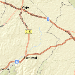 Virje Street Map