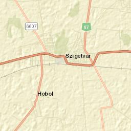 Szigetvár Street Map
