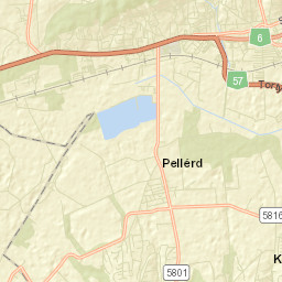 Pellérd Street Map