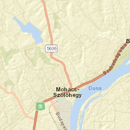 Mohácsi Járás Street Map