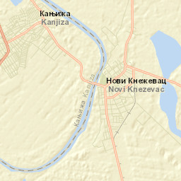 Kanjiža Street Map