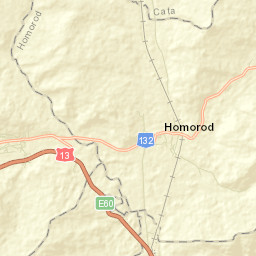 Homorod Street Map
