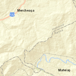 Comuna Homorod Street Map