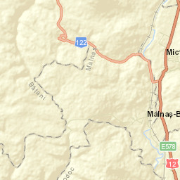 Comuna Malnaş Street Map