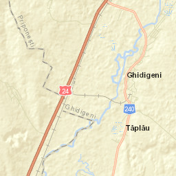 Ghidigeni Street Map