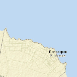 Priozersk Street Map
