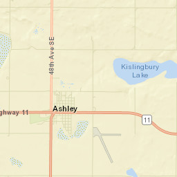 Ashley Street Map