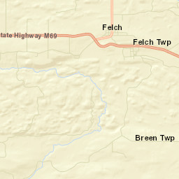 Dickinson County Street Map