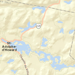 Saint-Adolphe-d'Howard Street Map