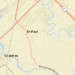 Crabtree Street Map