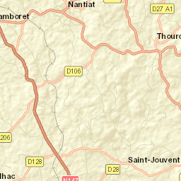 Nantiat Street Map