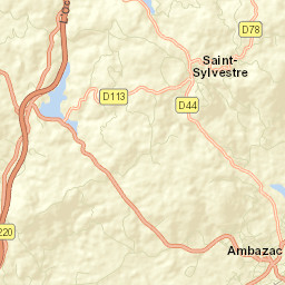 Ambazac Street Map
